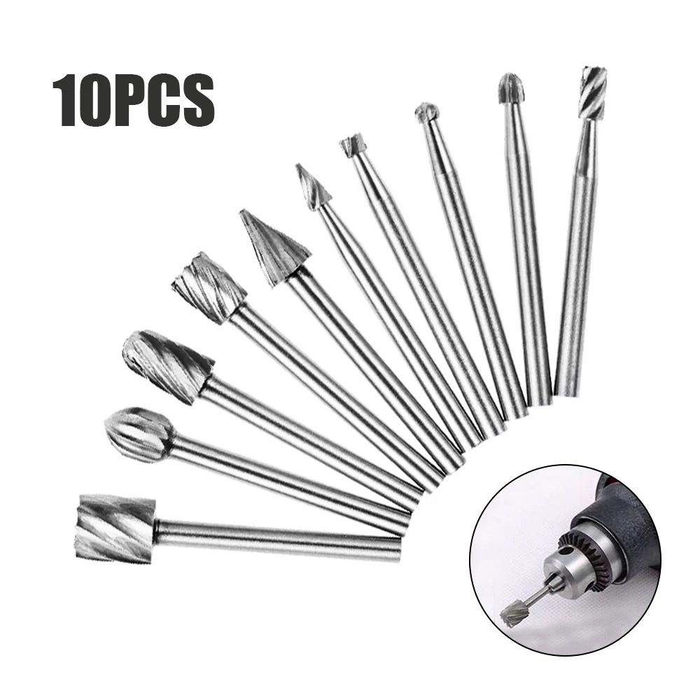Set Rotary Head Tools Router Burr Routing Drill Drill Carving Engravingtool Wood Cutting 10pcs Bit Electric Grinding
Set Rotary Head Tools Router Burr Routing Drill Drill Carving Engravingtool Wood Cutting 10pcs Bit Electric Grinding