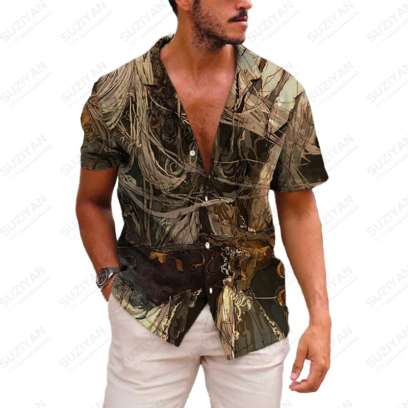 Stand Wild Shirt Men Fashion Fashionable Printed Clothes Clothing Funny Patterns Business Elements Japanese Summer Men
Stand Wild Shirt Men Fashion Fashionable Printed Clothes Clothing Funny Patterns Business Elements Japanese Summer Men