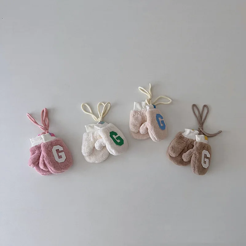 Зимние плотные теплые детские перчатки с надписью G, шерстяные варежки для маленьких девочек и мальчиков, детские перчатки с имитацией паль... 
Зимние плотные теплые детские перчатки с надписью G, шерстяные варежки для маленьких девочек и мальчиков, детские перчатки с имитацией паль...