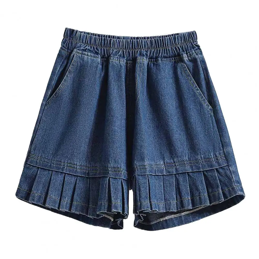 Summer High Waisted Denim Shorts with Pockets Elastic Waist Wide Leg Casual Straight Short Jeans All-match Sexy Pants Streetwear
Summer High Waisted Denim Shorts with Pockets Elastic Waist Wide Leg Casual Straight Short Jeans All-match Sexy Pants Streetwear