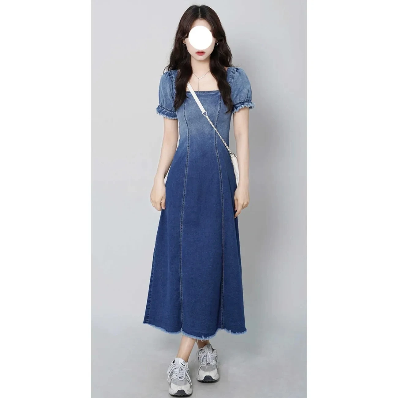 Denim Dress Women Spring Summer 2023 New Gradient Raw Edge Waistband Dresses Fashion Casual Sweet Retro Slim A-line Skirt Womens
Denim Dress Women Spring Summer 2023 New Gradient Raw Edge Waistband Dresses Fashion Casual Sweet Retro Slim A-line Skirt Womens