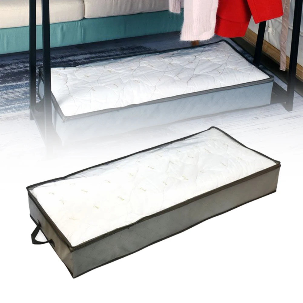 Large Underbed Storage Bag Foldable Under Bed Bags Blanket Clothes Comforters Bedding Storage Bins Clear Zipped Rganizer Bag
Large Underbed Storage Bag Foldable Under Bed Bags Blanket Clothes Comforters Bedding Storage Bins Clear Zipped Rganizer Bag