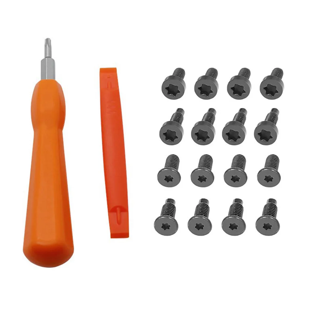 Screwdriver Convenient Replacement Kit Includes 16Pcs Magnetic Security Screws and T6 T15 Screwdriver for Ring Doorbell
Screwdriver Convenient Replacement Kit Includes 16Pcs Magnetic Security Screws and T6 T15 Screwdriver for Ring Doorbell
