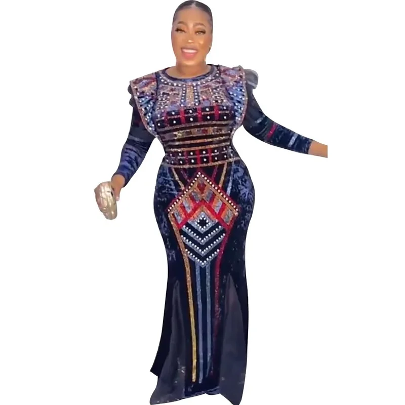 Christmas African Dresses For Women Design Dashiki Beading Abaya Maxi Bazin Vintage Robe Gowns Africa Sexy Party MaxiDress
Christmas African Dresses For Women Design Dashiki Beading Abaya Maxi Bazin Vintage Robe Gowns Africa Sexy Party MaxiDress