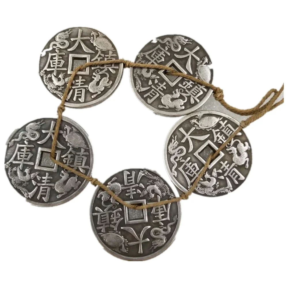 Изгнание злых духов китайские медные монеты фэн-шуй счастливое благословение старинная валюта наличные Ретро коллекционный сувенир 28 мм
Изгнание злых духов китайские медные монеты фэн-шуй счастливое благословение старинная валюта наличные Ретро коллекционный сувенир 28 мм
