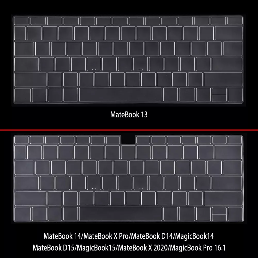 Keyboard Cover for Huawei MateBook 14 D14 D15/X 2020/X Pro 13.9/Honor MagicBook 14 15/Pro 16.1 Protector Skin Film Silicone
Keyboard Cover for Huawei MateBook 14 D14 D15/X 2020/X Pro 13.9/Honor MagicBook 14 15/Pro 16.1 Protector Skin Film Silicone