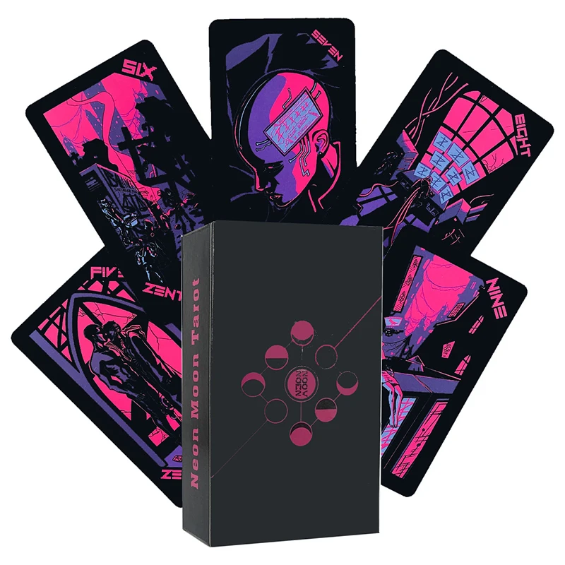 Neon Moon Tarot Deck - Pocket Size with Tuck Box Tarot Cards for Fate Divination Board Game Tarot and A Variety of Tarot Option
Neon Moon Tarot Deck - Pocket Size with Tuck Box Tarot Cards for Fate Divination Board Game Tarot and A Variety of Tarot Option