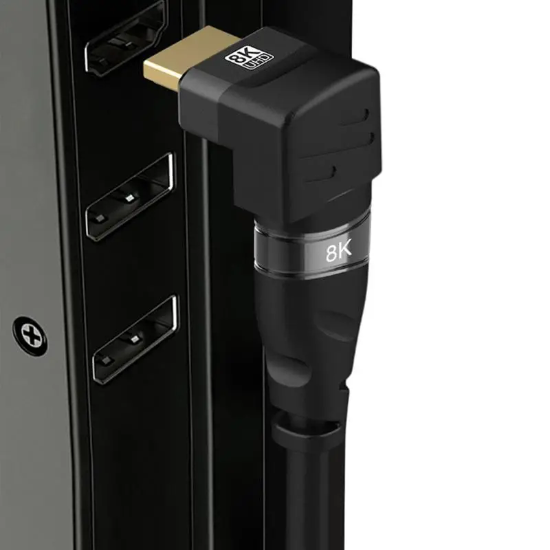 High-Definition 90 Degree Adapter 90 Degree Connector 3D And 8K Support Compatible For Game Console Blu-Ray Player And Laptop TV
High-Definition 90 Degree Adapter 90 Degree Connector 3D And 8K Support Compatible For Game Console Blu-Ray Player And Laptop TV