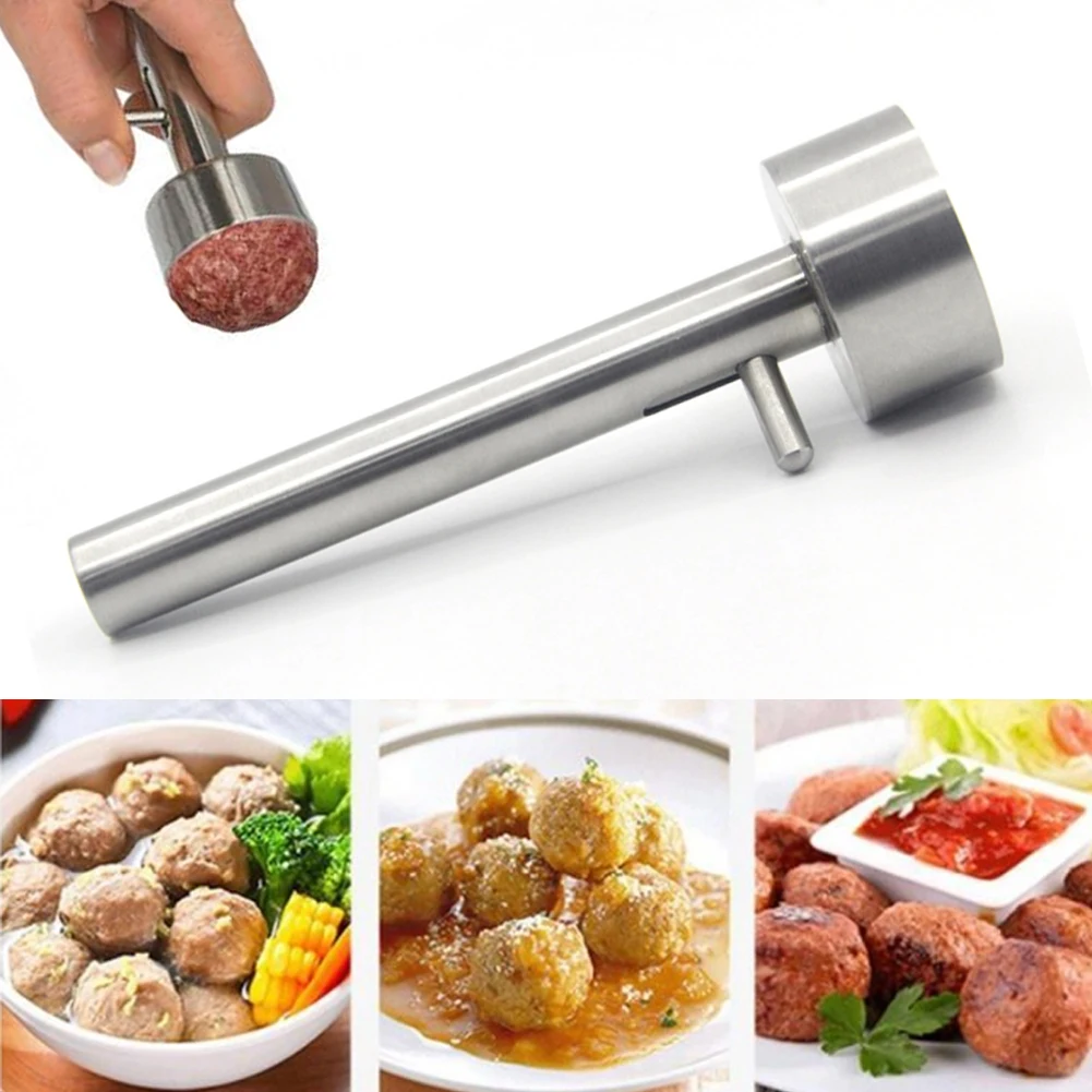 Stainless Steel Meatball Maker Large Falafel Ball Making Scoop Mold Meat Pressing Gadgets Nonstick Meatball Machine Kitchen Tool
Stainless Steel Meatball Maker Large Falafel Ball Making Scoop Mold Meat Pressing Gadgets Nonstick Meatball Machine Kitchen Tool