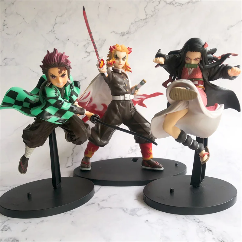 17 см аниме Demon Slayer Kimetsu no Yaiba Kamado Tanjirou Nezuko ПВХ Фигурки Модель Agatsuma Zenitsu игрушки в форме воинов
17 см аниме Demon Slayer Kimetsu no Yaiba Kamado Tanjirou Nezuko ПВХ Фигурки Модель Agatsuma Zenitsu игрушки в форме воинов