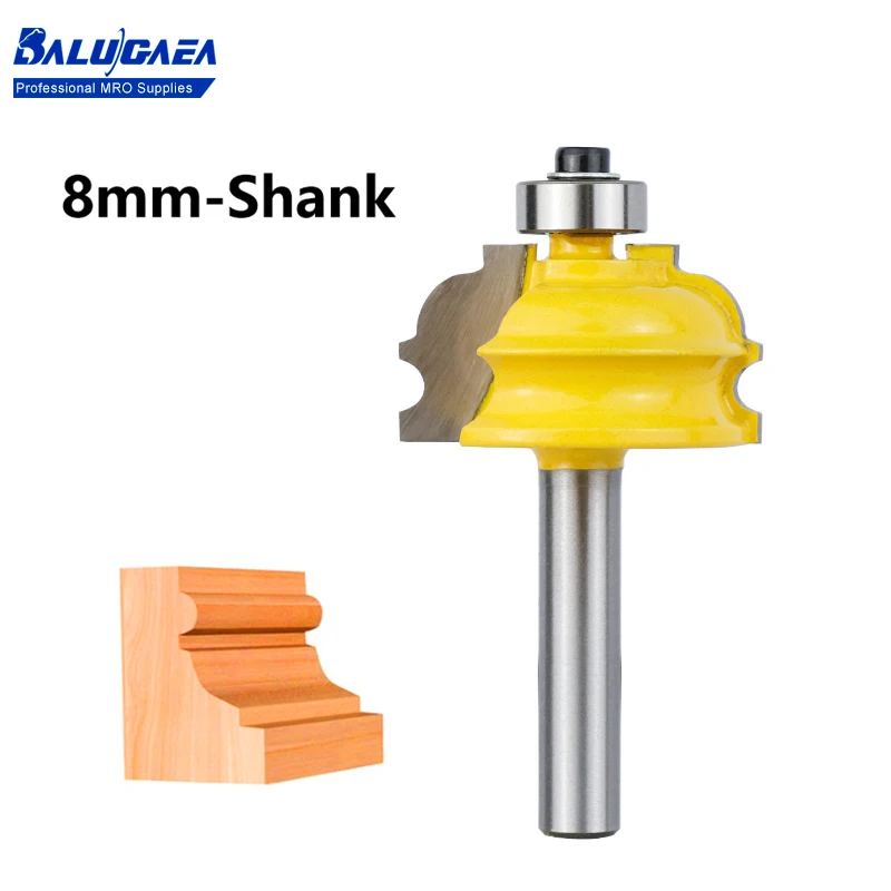 Architectural Molding Router Bit 8mm Shank Woodworking Line knife Half Arc Cutter Tenon Cutter for Woodworking Tools
Architectural Molding Router Bit 8mm Shank Woodworking Line knife Half Arc Cutter Tenon Cutter for Woodworking Tools