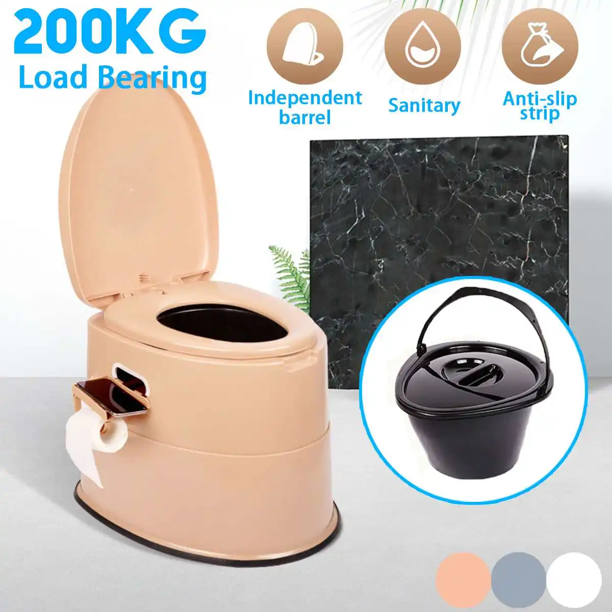 Portable Toilet Squatting Elderly Toilet Stool/Pregnant or Disabled Movable Toilet/ Potty for the Elderly Travel Outdoor Camping
Portable Toilet Squatting Elderly Toilet Stool/Pregnant or Disabled Movable Toilet/ Potty for the Elderly Travel Outdoor Camping