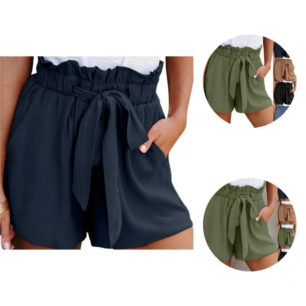 Ladies Popular Pure Color Loose-fitting Shorts Streetwear Summer Shorts Solid Color for Daily Wear
Ladies Popular Pure Color Loose-fitting Shorts Streetwear Summer Shorts Solid Color for Daily Wear