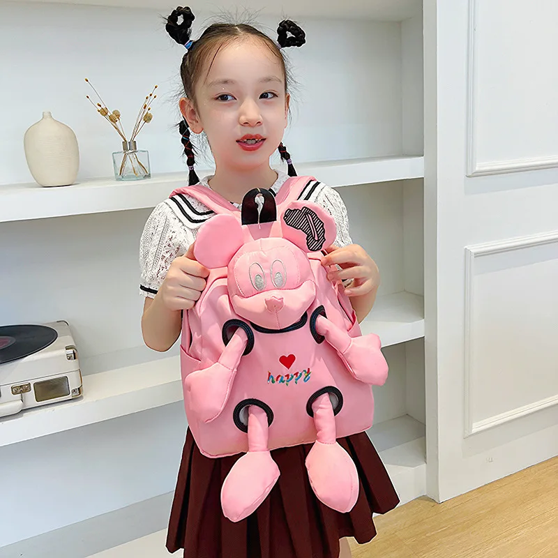 2023 New Disney Backpack New Mickey Bag Cute Cartoon Backpack Boys And Girls Doll Small Backpack Travel School Bag Children Gift
2023 New Disney Backpack New Mickey Bag Cute Cartoon Backpack Boys And Girls Doll Small Backpack Travel School Bag Children Gift