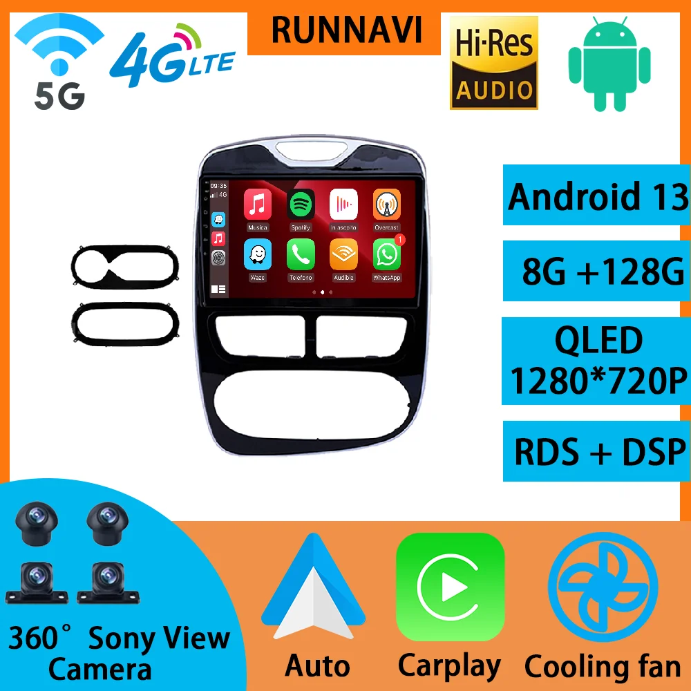 Android 13 For Renault Clio 4 2013 - 2018 Car Radio Stereo Multimedia Video Player Navigation GPS Wireless Carplay RDS DSP QLED
Android 13 For Renault Clio 4 2013 - 2018 Car Radio Stereo Multimedia Video Player Navigation GPS Wireless Carplay RDS DSP QLED