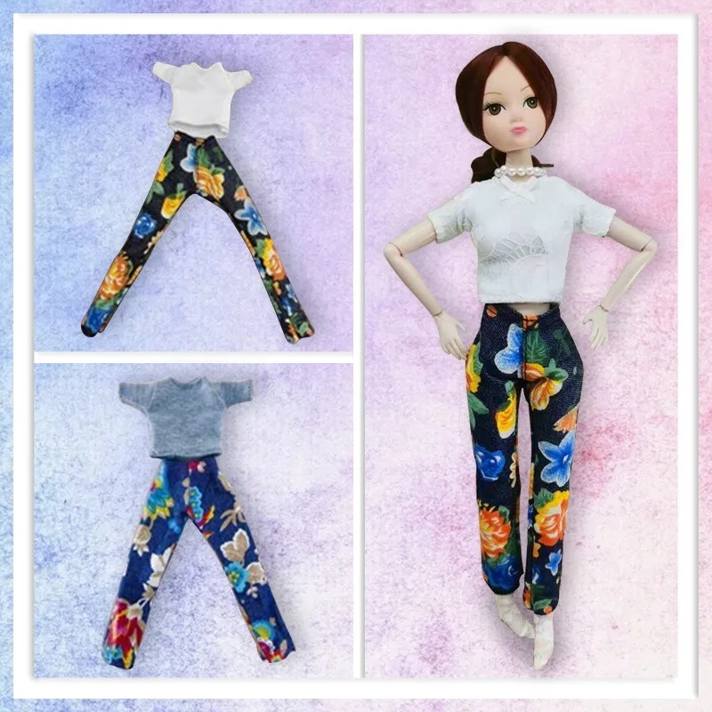 Костюм одежды для куклы 30 см, футболка с коротким рукавом, джинсы, повседневные джинсовые брюки, Одежда для куклы Барби, аксессуары для кукол...
Костюм одежды для куклы 30 см, футболка с коротким рукавом, джинсы, повседневные джинсовые брюки, Одежда для куклы Барби, аксессуары для кукол...