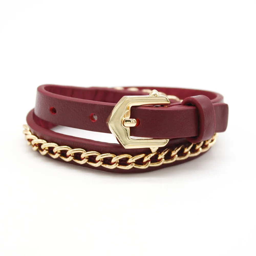 Fashion Leather Bracelet Wrap All-Match Thick Chain Short Wide Bracelet For Women 2022 New Hand Jewelry
Fashion Leather Bracelet Wrap All-Match Thick Chain Short Wide Bracelet For Women 2022 New Hand Jewelry