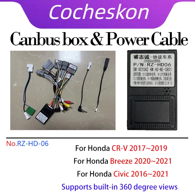 Автомобильный радиокабель с коробкой CANBus для Honda CR-V Breeze Civic Power жгут проводов Android головное устройство стерео адаптер для установки
Автомобильный радиокабель с коробкой CANBus для Honda CR-V Breeze Civic Power жгут проводов Android головное устройство стерео адаптер для установки