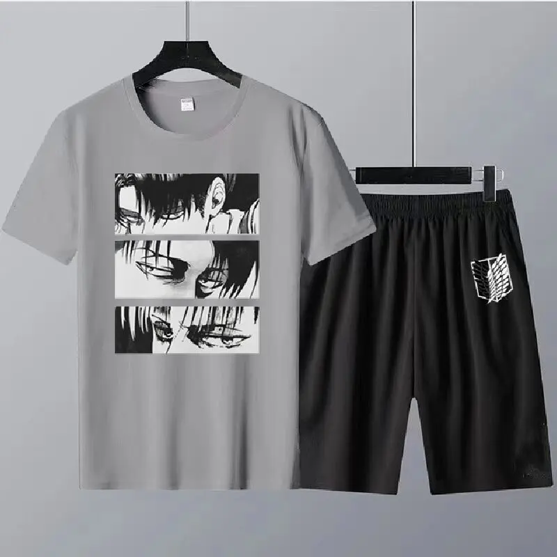 Attack On Titan Short Sets Japan Anime T Shirt Shorts Harajuku Mens Designer Clothes Manga Graphic Tees Oversized Fashion Suits
Attack On Titan Short Sets Japan Anime T Shirt Shorts Harajuku Mens Designer Clothes Manga Graphic Tees Oversized Fashion Suits