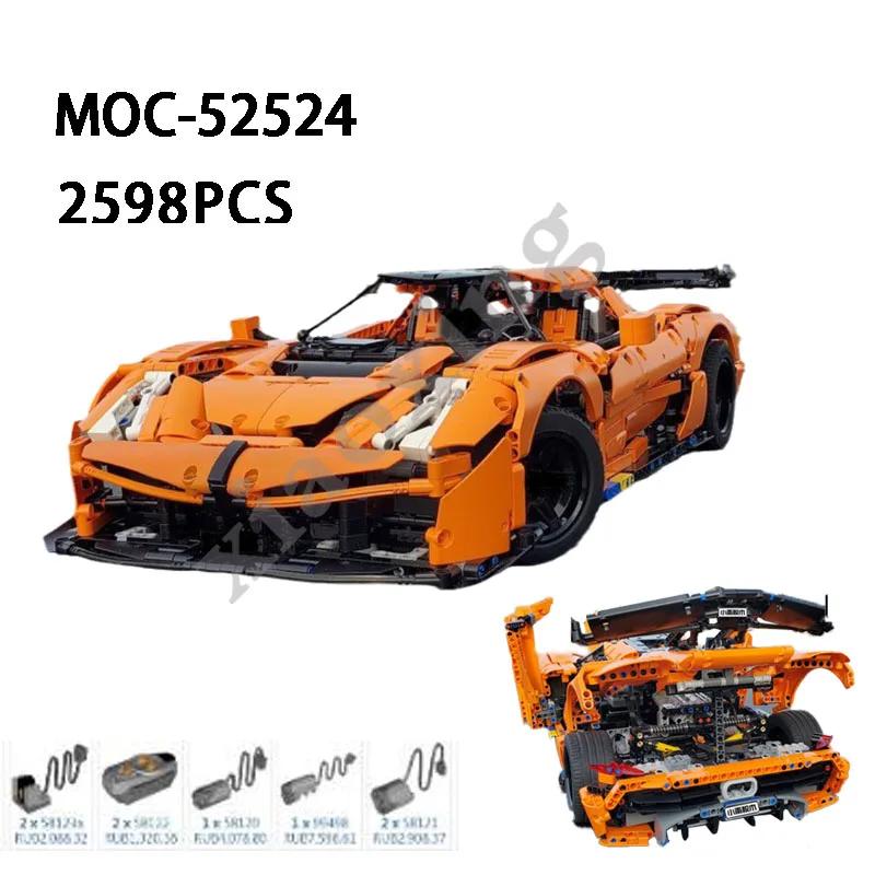New MOC-52524 Supercar 2598 Pieces Adult Electric Remote Control Assembly Building Blocks Children's Educational Birthday Gifts
New MOC-52524 Supercar 2598 Pieces Adult Electric Remote Control Assembly Building Blocks Children's Educational Birthday Gifts
