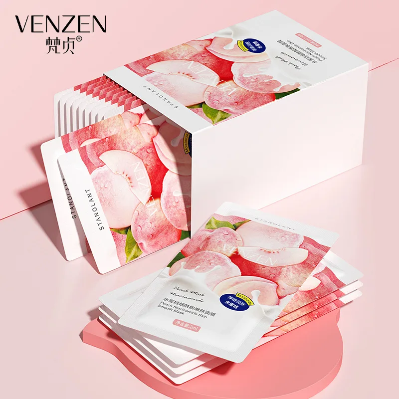 Peach Niacinamide Sleeping Mask Shrink Pore Improve Roughness and Brighten Skin Moisturizing Disposable Mask Healthy Skin Care
Peach Niacinamide Sleeping Mask Shrink Pore Improve Roughness and Brighten Skin Moisturizing Disposable Mask Healthy Skin Care