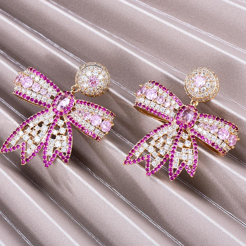 Missvikki Sparkly Pink Bowknot Pendant Earrings Jewelry High Quality For Women Girl Daily Best Gift Design серьги 2022 тренд
Missvikki Sparkly Pink Bowknot Pendant Earrings Jewelry High Quality For Women Girl Daily Best Gift Design серьги 2022 тренд