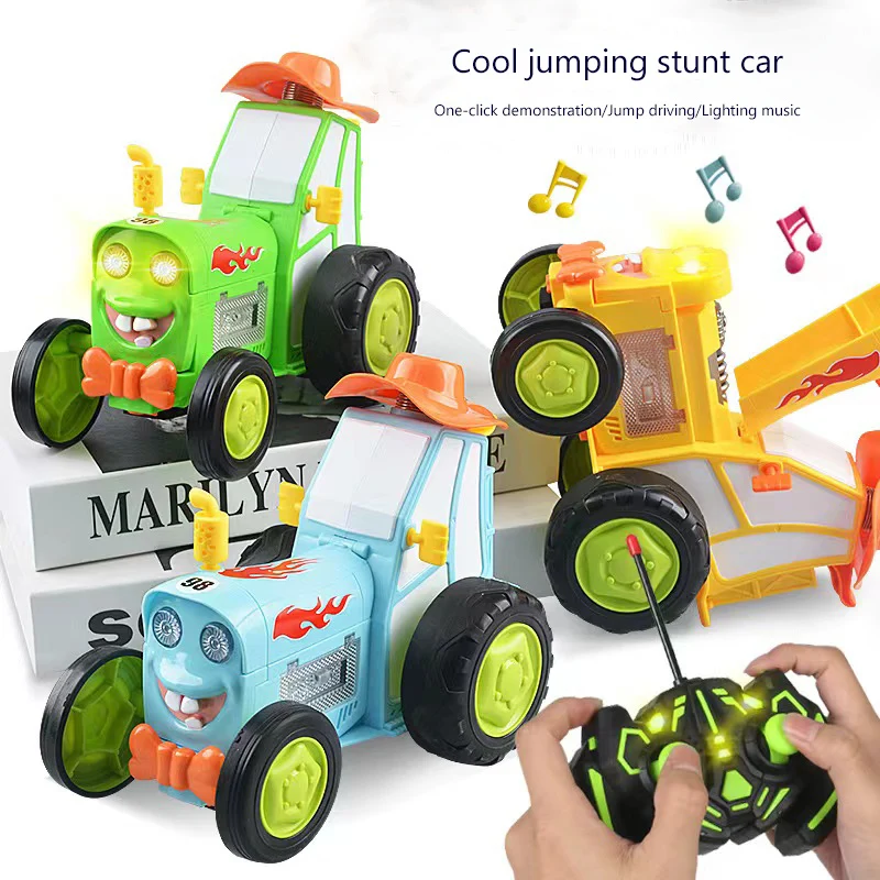 

Funny Rv Remote Control Stunt Car Crazy Dancing Rocking Cool Jumping Car Children'S Toys Train Electric Children'S Toy Car