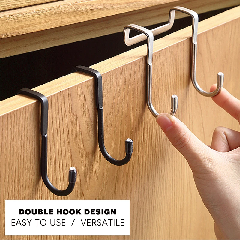 Cabinet Back Towel Stainless Hook S-shape Storage 304 Coat Steel Hook Double Type Kitchen Punching Bathroom Hanger Free Door
Cabinet Back Towel Stainless Hook S-shape Storage 304 Coat Steel Hook Double Type Kitchen Punching Bathroom Hanger Free Door