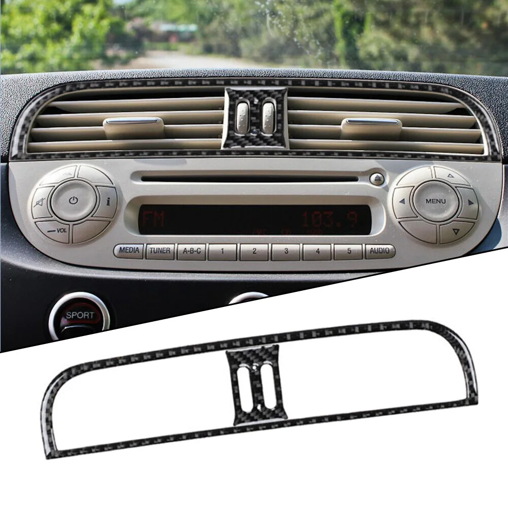 High Quality Carbon Fiber Console Air Vent Outlet Panel Cover for Fiat 500 2012 2015 Fade and Corrosion Resistance Guaranteed
High Quality Carbon Fiber Console Air Vent Outlet Panel Cover for Fiat 500 2012 2015 Fade and Corrosion Resistance Guaranteed