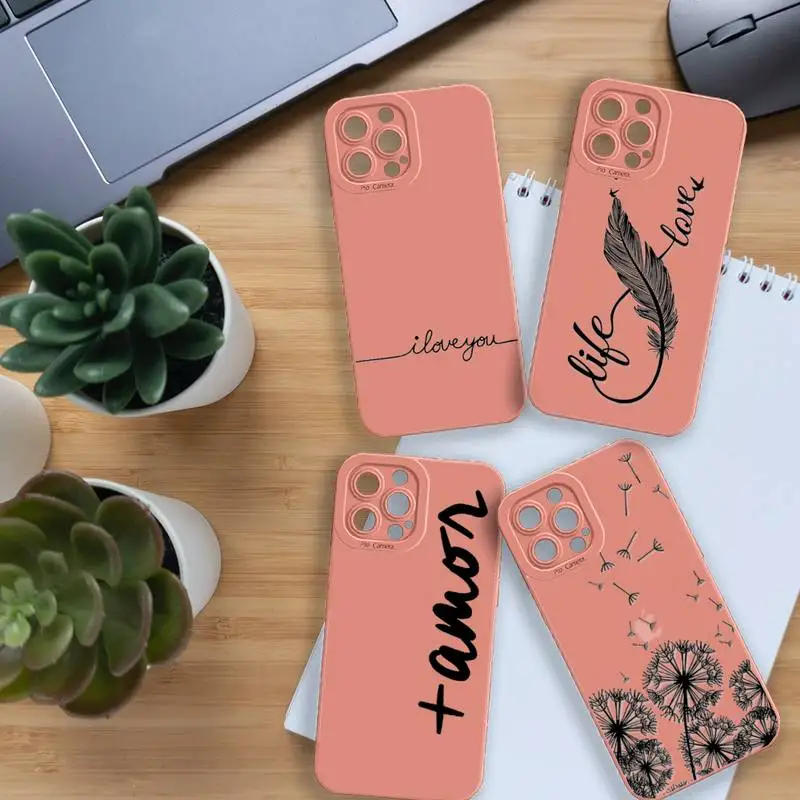 Dandelion Feather art Text Phone Case For iPhone 13 12 11 Pro MAX Mini X XS XR 7 8 Plus Camera Lens Liquid Silicone
Dandelion Feather art Text Phone Case For iPhone 13 12 11 Pro MAX Mini X XS XR 7 8 Plus Camera Lens Liquid Silicone