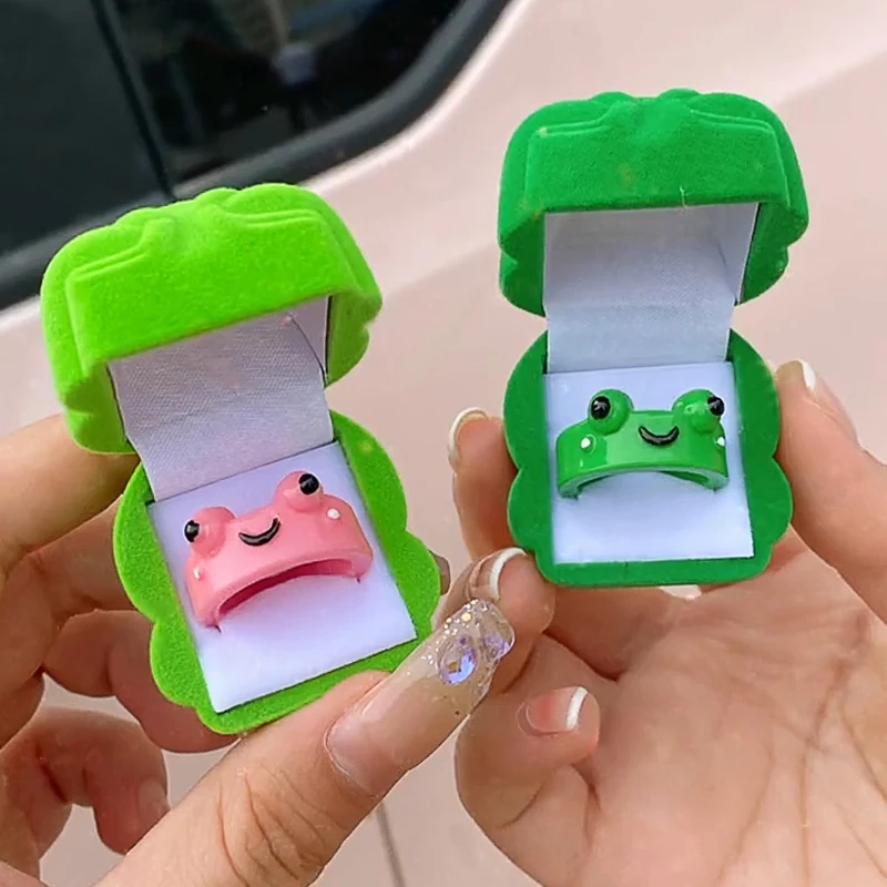 Cute Smile Frog Rings For Women Girls Funny Cartoon Animal Rings Aesthetic Jewelry Greative Friendship Ring Party Travel Gifts
Cute Smile Frog Rings For Women Girls Funny Cartoon Animal Rings Aesthetic Jewelry Greative Friendship Ring Party Travel Gifts