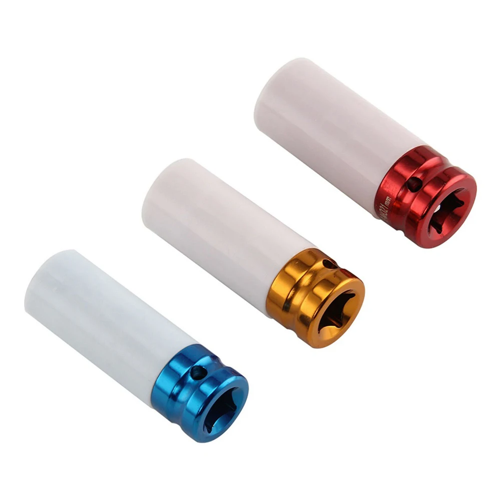 3 Pcs 17/19/21mm Nut Socket Tire Protection Sleeve Deep Impact Nut Socket Steel Socket For Car Repairing Hand Manual Tools
3 Pcs 17/19/21mm Nut Socket Tire Protection Sleeve Deep Impact Nut Socket Steel Socket For Car Repairing Hand Manual Tools