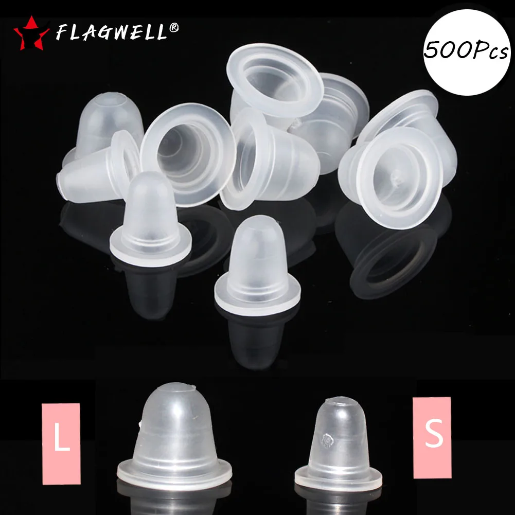 500Pcs S/L Soft Silicone Tattoo Ink Cups Disposable Microblading Makeup Pigment Holder Container Caps Tattoo Accessories Supply
500Pcs S/L Soft Silicone Tattoo Ink Cups Disposable Microblading Makeup Pigment Holder Container Caps Tattoo Accessories Supply