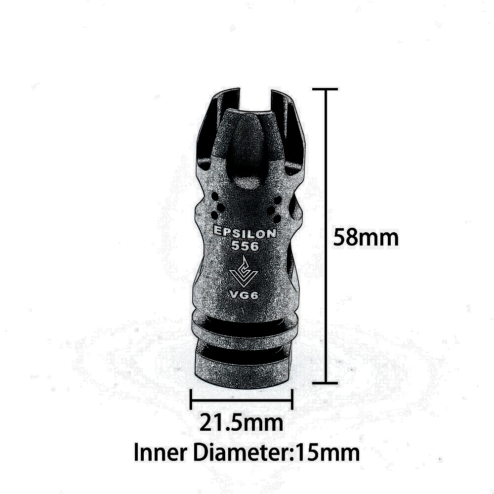 New Outdoors Sport 14MM Inverted teeth Full Metal aluminum 14mm Hole Black VG-6 Decorative CP for JM 9 Reverse Shark Type
New Outdoors Sport 14MM Inverted teeth Full Metal aluminum 14mm Hole Black VG-6 Decorative CP for JM 9 Reverse Shark Type