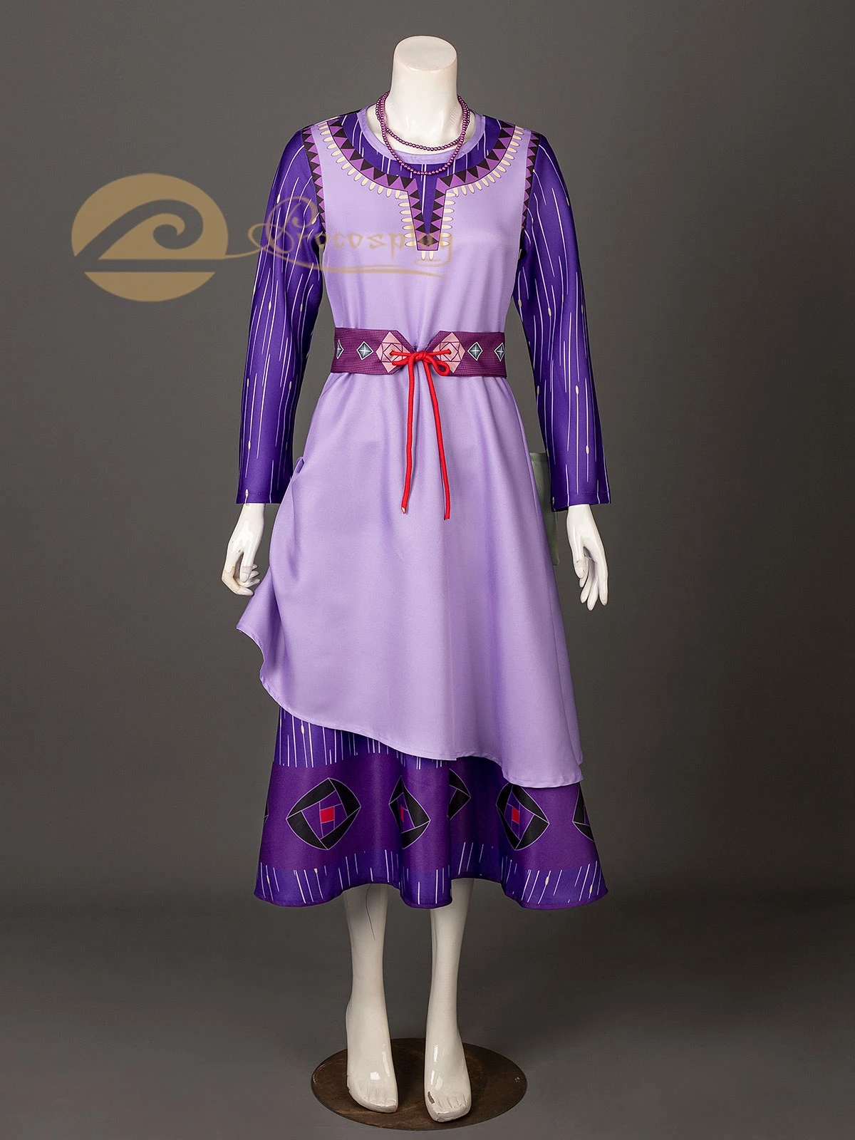 Movie Asha Cosplay Costume Purple Dress for Women Girls Halloween Role Play Outfit C08671
Movie Asha Cosplay Costume Purple Dress for Women Girls Halloween Role Play Outfit C08671