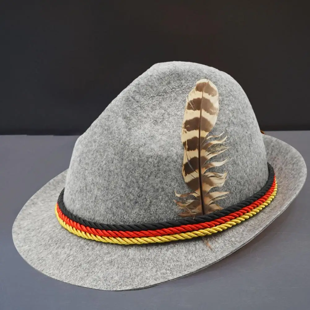 Unisex Hat Feather Decoration Sun Protection Windproof Bear Festival Holiday Jazz Hat Holiday Cap Fashion Accessories
Unisex Hat Feather Decoration Sun Protection Windproof Bear Festival Holiday Jazz Hat Holiday Cap Fashion Accessories