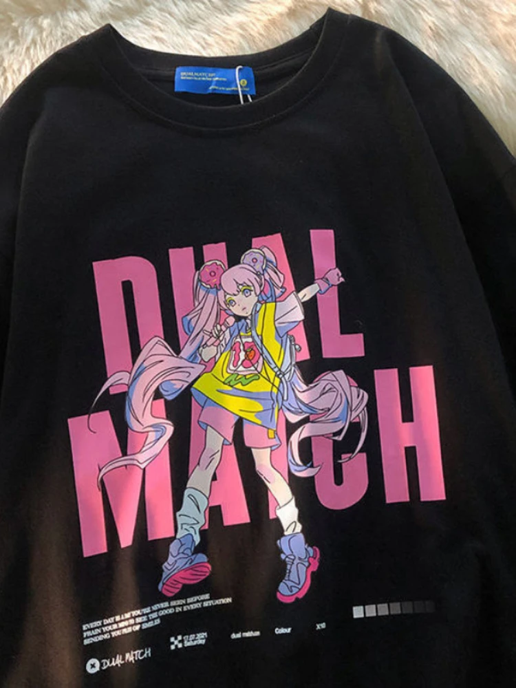 Deeptown Y2K Gothic Graphic T Shirts Women Harajuku Kawaii Anime Print Oversize Tees Cartoon Casual Hip Hop Tops E-girl Japanese
Deeptown Y2K Gothic Graphic T Shirts Women Harajuku Kawaii Anime Print Oversize Tees Cartoon Casual Hip Hop Tops E-girl Japanese