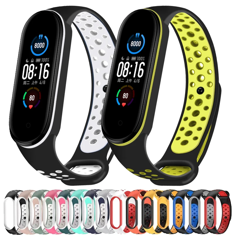 Ремешок силиконовый для Xiaomi Mi Band 7 6 5, сменный спортивный браслет с защитой от пота для MiBand 3 4, аксессуары для наручных браслетов
Ремешок силиконовый для Xiaomi Mi Band 7 6 5, сменный спортивный браслет с защитой от пота для MiBand 3 4, аксессуары для наручных браслетов