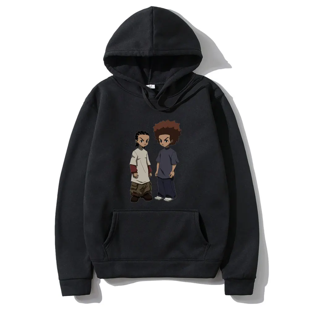 The Boondocks Huey and Riley Print Hoodie Man Fashion Harajuku Cotton Hoodies Oversized Men Women Personality Hip Hop Sweatshirt
The Boondocks Huey and Riley Print Hoodie Man Fashion Harajuku Cotton Hoodies Oversized Men Women Personality Hip Hop Sweatshirt