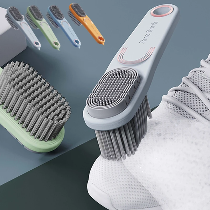Щетка-щетка, двусторонняя ручка-очиститель, силиконовый инструмент для длинной чистки обуви, щетка-щетка, мягкая щетина для обуви, одежды, домашнего хозяйства
Щетка-щетка, двусторонняя ручка-очиститель, силиконовый инструмент для длинной чистки обуви, щетка-щетка, мягкая щетина для обуви, одежды, домашнего хозяйства