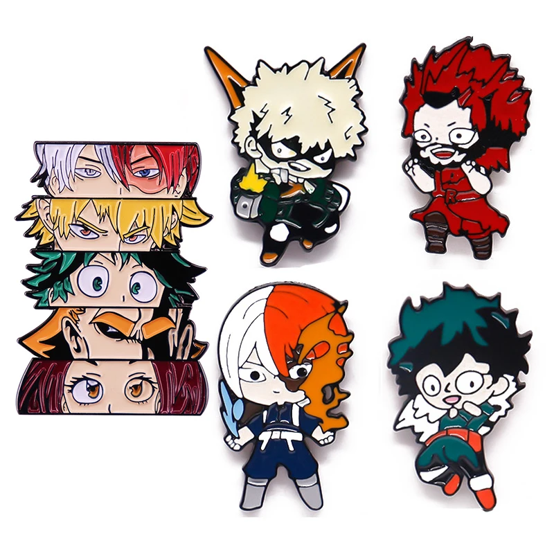 Anime My Hero Academia Lapel Pin Brooch Cute Deku Todoroki Enamel Brooches Shirt Bag Badge Pins Jewelry Friends Gift
Anime My Hero Academia Lapel Pin Brooch Cute Deku Todoroki Enamel Brooches Shirt Bag Badge Pins Jewelry Friends Gift
