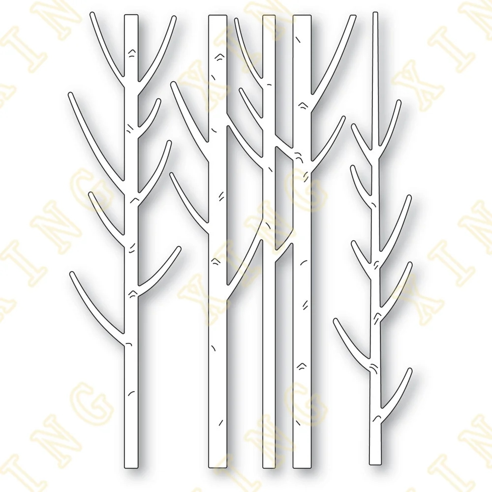 Birch Tree Trunks Metal Cutting Dies for Diy Scrapbooking Crafts Dies Cut Stencil Maker Photo Album Template Handmade Decoration
Birch Tree Trunks Metal Cutting Dies for Diy Scrapbooking Crafts Dies Cut Stencil Maker Photo Album Template Handmade Decoration