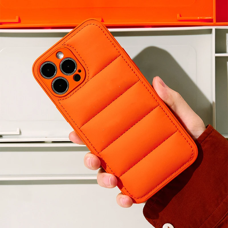 Роскошный стильный чехол из ТПУ, пуховик, чехол для телефона iPhone 13, 12, 11 Pro Max, X, XS, XR, iPhone 7, 8 Plus, 13, 11, защитный чехол для объектива камеры
Роскошный стильный чехол из ТПУ, пуховик, чехол для телефона iPhone 13, 12, 11 Pro Max, X, XS, XR, iPhone 7, 8 Plus, 13, 11, защитный чехол для объектива камеры