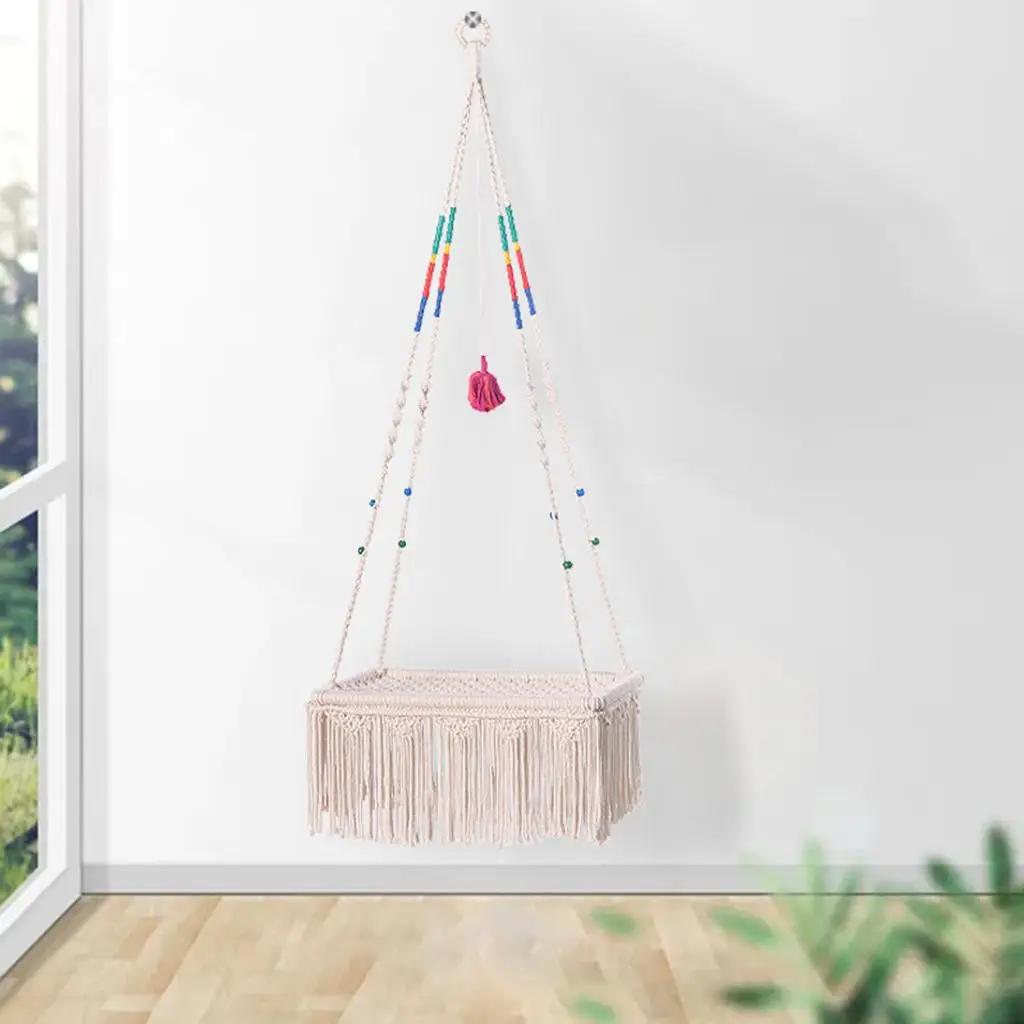 Подвесной гамак держатель Полка качели украшения богемные заставки Прочный Открытый Патио номер нужно установить 
Подвесной гамак держатель Полка качели украшения богемные заставки Прочный Открытый Патио номер нужно установить