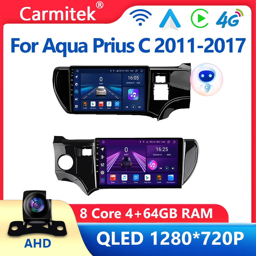 Автомагнитола на Android для Toyota Aqua Prius 2011-2017, автомобильная стерео мультимедийная аудиосистема, видеоплеер, GPS-навигация для Carplay, 2 din DVD
Автомагнитола на Android для Toyota Aqua Prius 2011-2017, автомобильная стерео мультимедийная аудиосистема, видеоплеер, GPS-навигация для Carplay, 2 din DVD