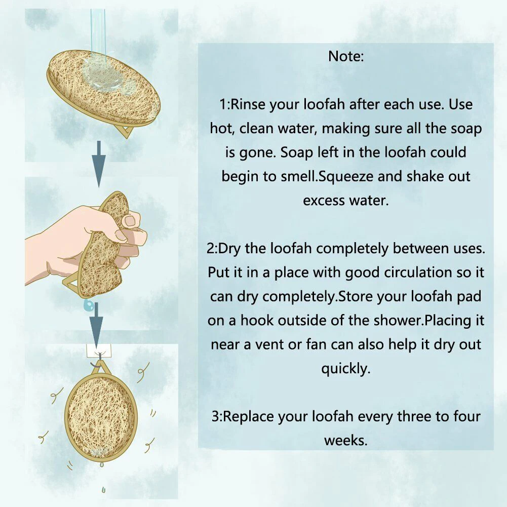 3Pc Loofah Bath Sponge Natural Loofah Body Scrub Sponge Pad Soft Shower Brushes Healthy Massage Brush For Shower Spa Skin Clean
3Pc Loofah Bath Sponge Natural Loofah Body Scrub Sponge Pad Soft Shower Brushes Healthy Massage Brush For Shower Spa Skin Clean