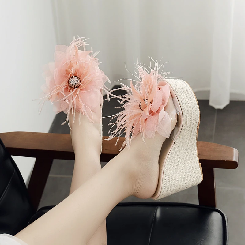 Flower Wedge Heel Sandals Women Party Wedding Shoes Thin High Heeled Stiletto Summer Sandals
Flower Wedge Heel Sandals Women Party Wedding Shoes Thin High Heeled Stiletto Summer Sandals