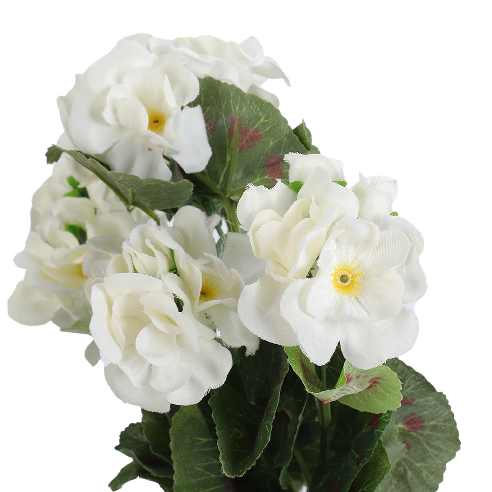 Durable Artificial Flower Plant 1 Bunches 5 Branches Beautiful Decor Elegance Geranium Vibrantly Party Wedding
Durable Artificial Flower Plant 1 Bunches 5 Branches Beautiful Decor Elegance Geranium Vibrantly Party Wedding