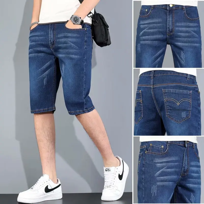 2022 New Summer Thin Men's Denim Shorts Men's Five Points Casual Jeans Men's Loose Straight Breeches 5 Points Middle Pants
2022 New Summer Thin Men's Denim Shorts Men's Five Points Casual Jeans Men's Loose Straight Breeches 5 Points Middle Pants