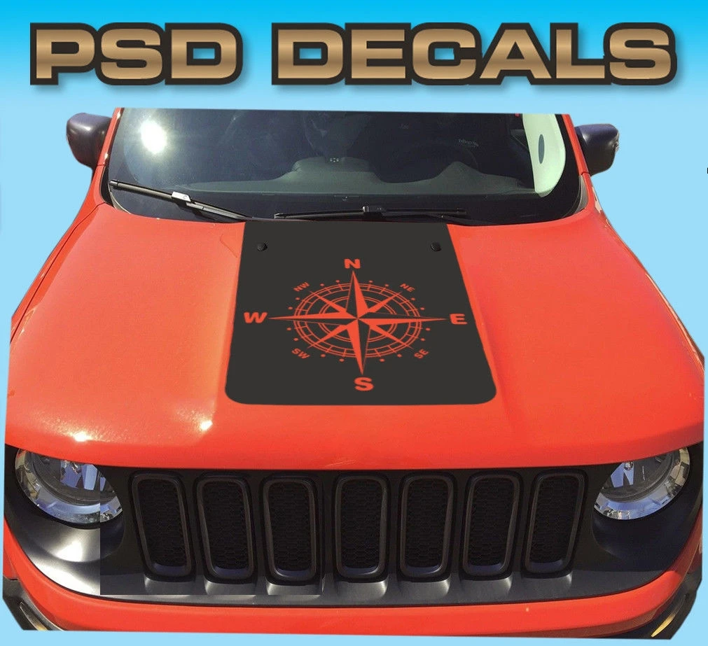 For Jeep Renegade Blackout Vinyl Hood Decal 11
For Jeep Renegade Blackout Vinyl Hood Decal 11